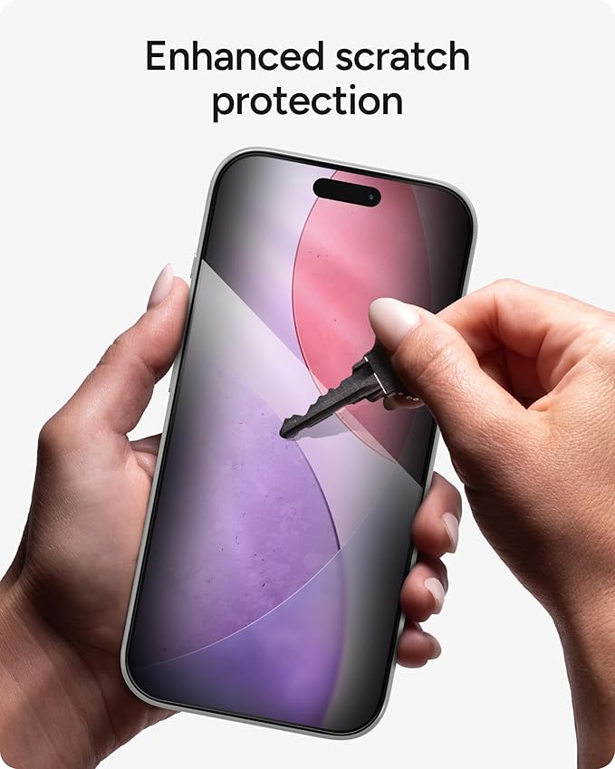 ZAGG Glass Elite Privacy Screen Protector for iPhone 17 Pro - 2-Way Privacy Filter, 5X Stronger, Fingerprint-Resistant, InvisibleShield, Easy Two-Step Installation