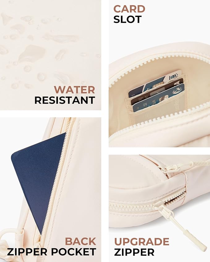 CHOLISS Small Sling Bag for Women and Men, Crossbody Bags Trendy Fanny Packs Chest Bag with Extended Strap