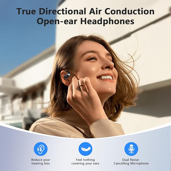 AI Translation Earbuds Real Time, 144 Language Translator Earbuds with APP Compatible with iOS & Android, Bluetooth Headphones Translating Device for Travel Business and Learning - Black