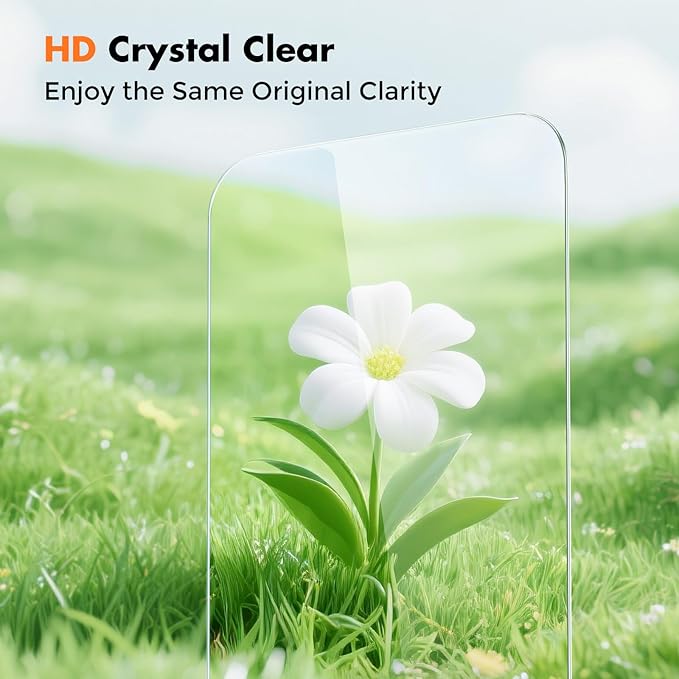 UNBREAKcable 4-Pack Screen Protector for iPhone 15 Plus, Double Shatterproof Tempered Glass [Easy Installation Frame] [9H Hardness] [99.99% HD Clear] [Case Friendly] for iPhone 6.7 inch