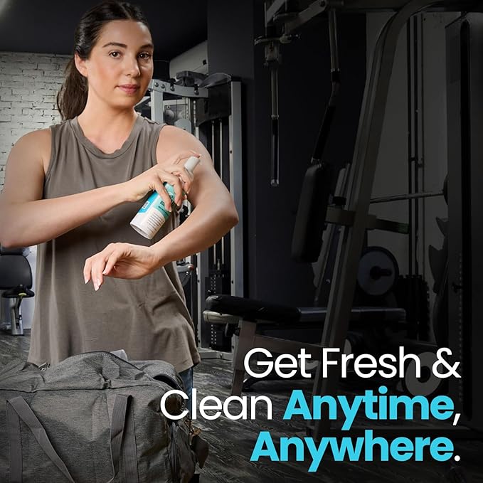 Scrubzz No Rinse Body Wash for Elderly, Rinse Free Cleansing Foam, Waterless Foaming Cleanser for Men and Women, Great for Camping, Gym and Post Workout, Hospital Stays and Post Surgery - 6 Pack