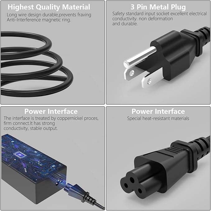 120W AC Charger Fit for Asus Zenbook Flip 15 Q546FDX Q546FD Q546F Q546 Q547FD Q547F Q547 Q535UD Q535U Q535 Laptop Power Supply Adapter