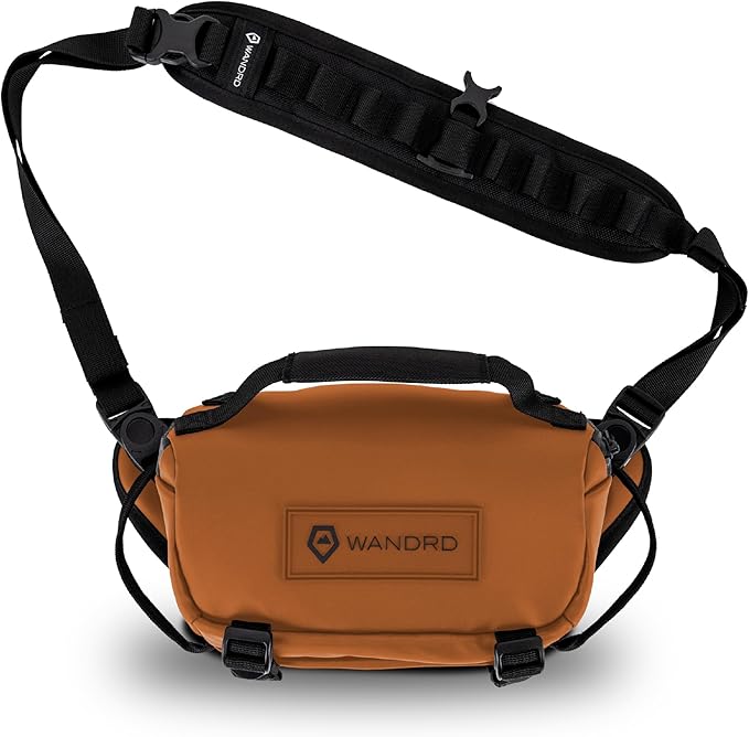 WANDRD ROGUE V1 3L Sling: Compact Camera Sling and Crossbody Bag with Fast Access, 3-Way Carry– Lightweight Everyday Bag Great for Travel, Photography, and Daily Use (Sedona Orange)
