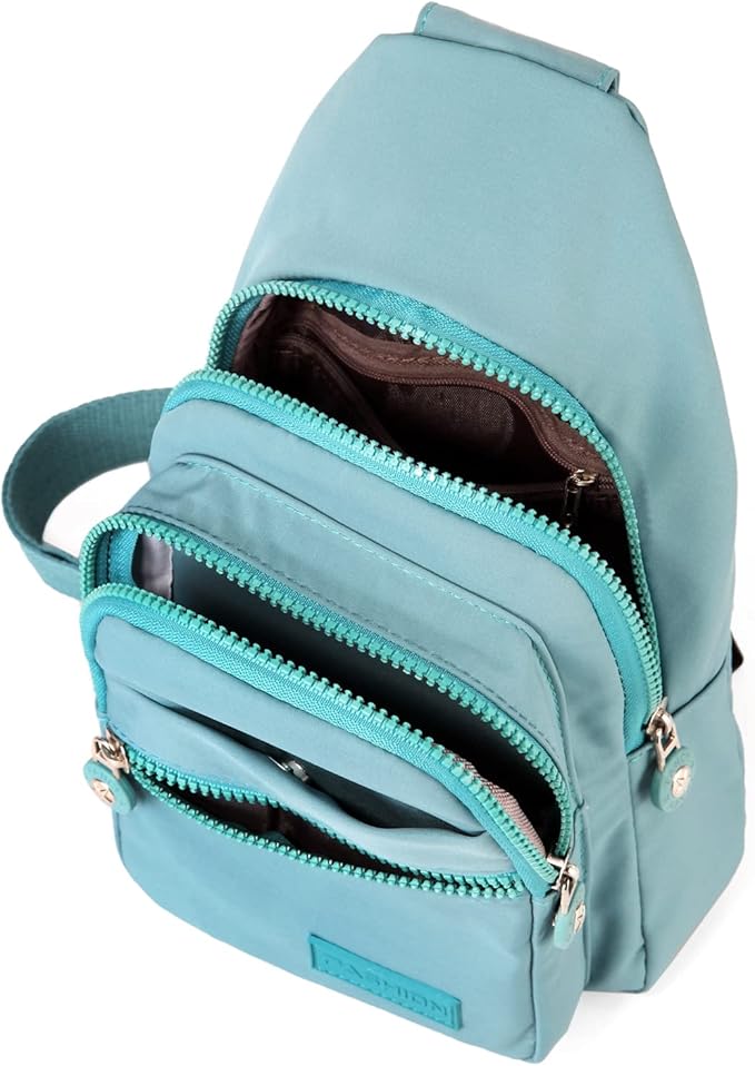 EVANCARY Small Sling Bag for Women Men, Sling Backpack Chest Daypack Crossbody Bag for Travel Outdoor Hiking