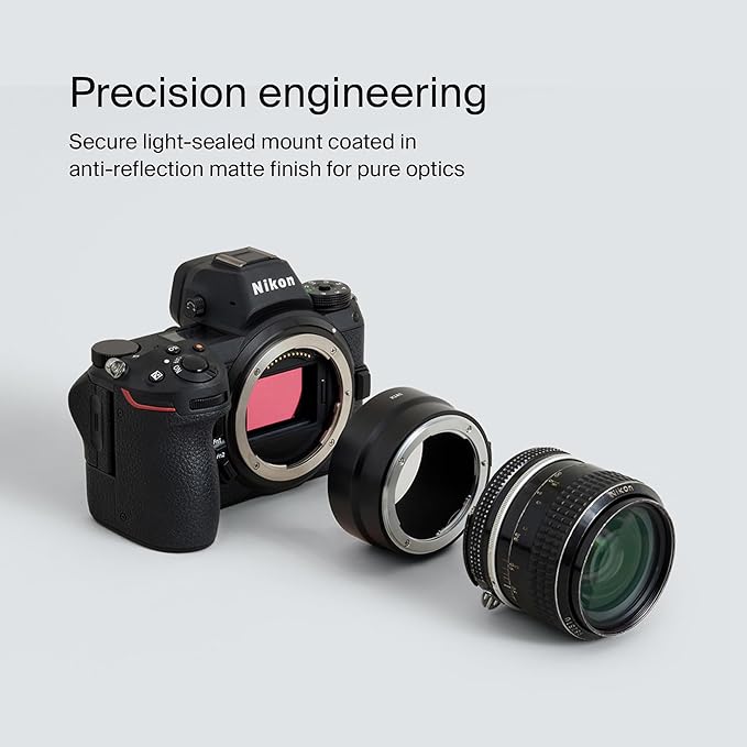 Urth Lens Mount Adapter: Compatible for Nikon F Lens to Nikon Z Camera Body