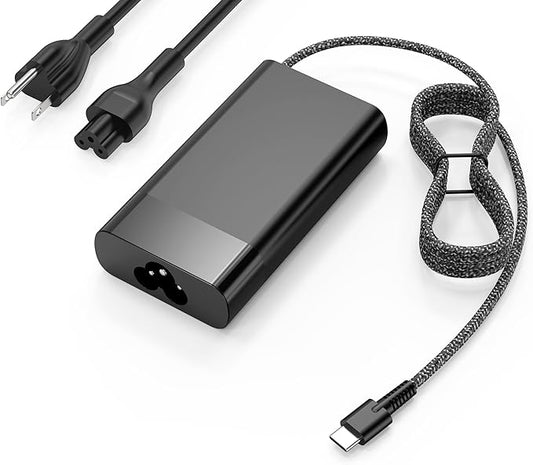 90W 65W USB C Laptop Charger Power Adapter Replacement for HP Spectre x360, EliteBook 1040 G4,Chromebook Fast Charging Type C Travel Laptop Power Cord Supply