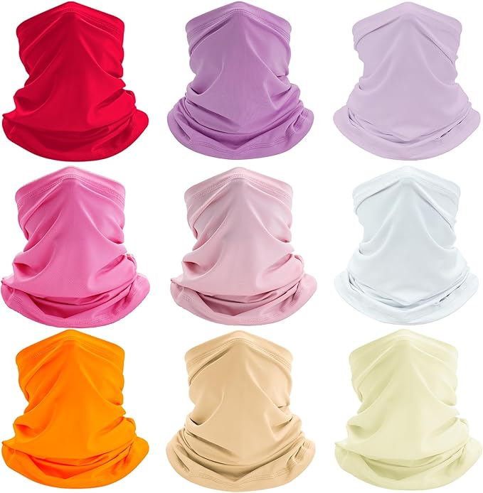 Neck Gaiters for Men Women Cooling Face Cover Sun Protection Face Mask Summer Bandana Balaclava