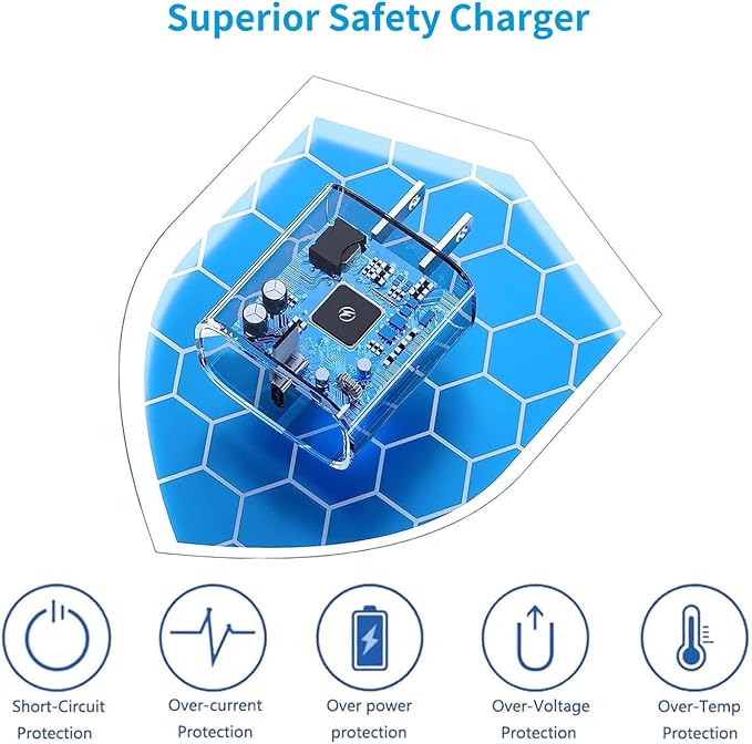 iPhone 16 15 Fast Charger, 2Pack 10FT Long 60W USBC to USBC Cable 20W USBC Wall Charger Travel Plug Block for Apple iPhone 16/16 Plus/16 Pro/16 Pro Max/15/15 Plus/15 Pro/15 Pro Max, iPad Pro, iPad Air