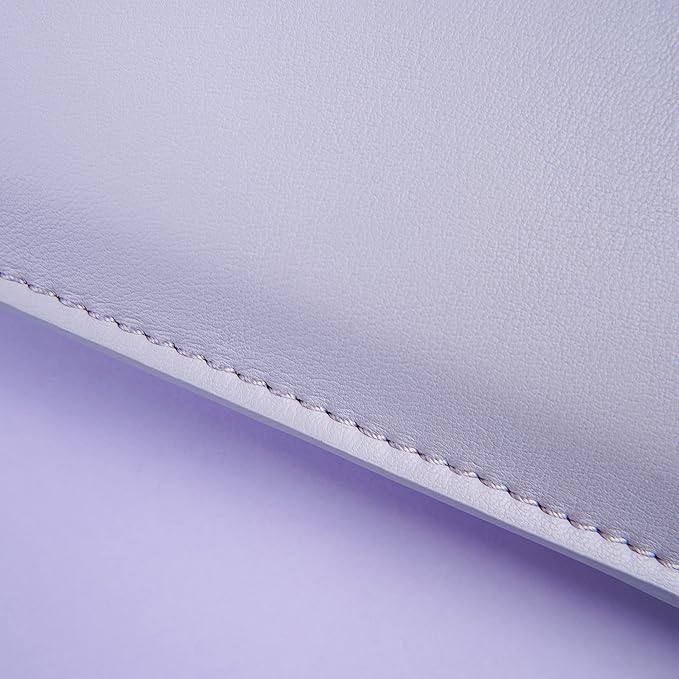 Laptop Sleeve 13 Inch Compatible with New MacBook Air 13 2018-2024, MacBook Pro 13 2016-2022 Color Light Purple