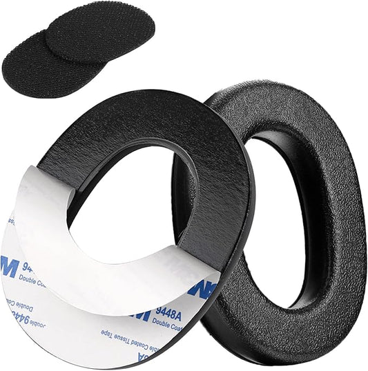 PROHEAR FEP01-1Pair Replacement Foam Ear Pads (Upgraded) for 3M WorkTunes Connect(90543, 90544, 90542, 90541), ZOHAN EM042 Radio Headphone, 037 Bluetooth Hearing Protection