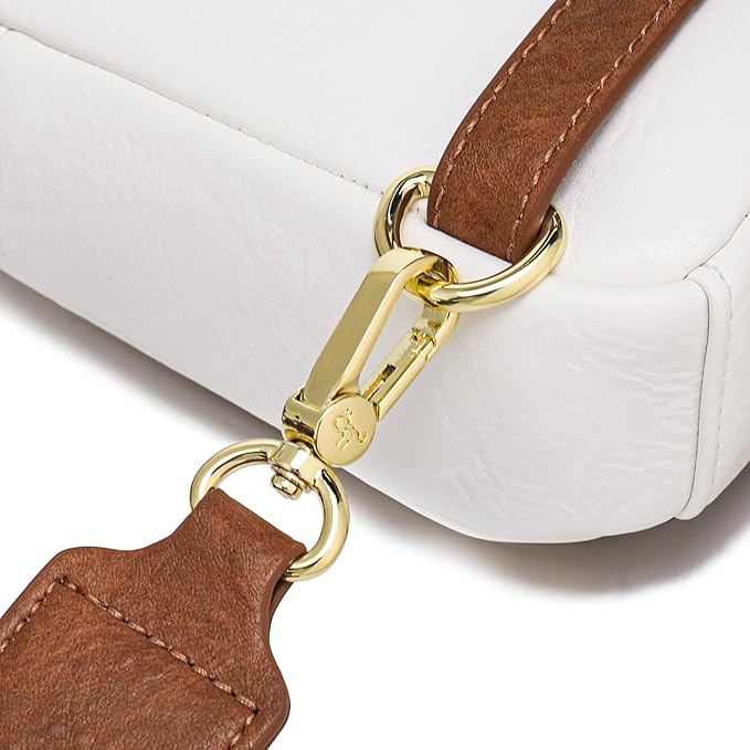 INICAT RFID Blocking Sling Bag Leather Crossbody Bags for Women Fanny Pack Cross Body for Woman Chest Bag for Travel 1.9L