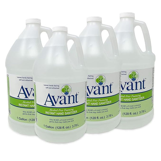 Avant® Alcohol-Free Foaming Hand Sanitizer, 1 Gallon Case of 4 bulk refill