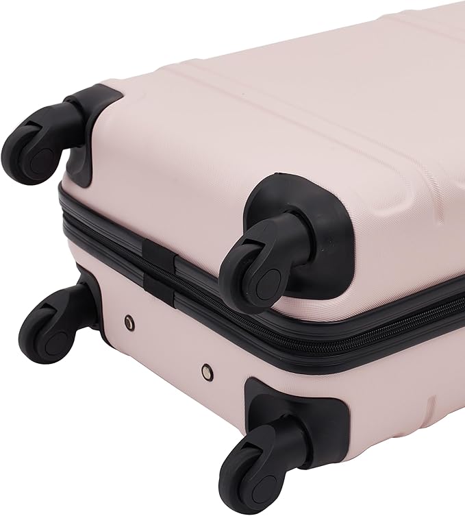 Travelers Club Skyline Spinner Luggage, Filmy, 22-Inch Carry-On