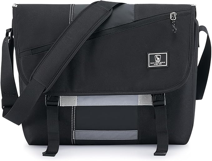 OIWAS Messenger Bag for Men, 14 Inch Laptop Crossbody Bags Women Casual Satchel Shoulder Bag College Travel Office Briefcase