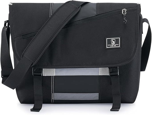 OIWAS Messenger Bag for Men, 14 Inch Laptop Crossbody Bags Women Casual Satchel Shoulder Bag College Travel Office Briefcase