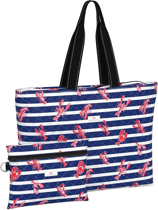 SCOUT Plus 1 Foldable Travel Bag, 2 Bags in 1, Tote Folds into Zipper Pouch