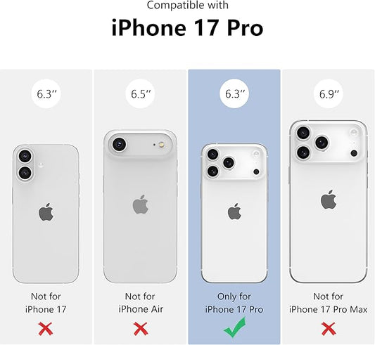 ZTOFERA for iPhone 17 Pro Magnetic Case Compatible with Magsafe,Aesthetic Floral Pattern Design Cute for Girl Women,Anti-Drop Protective Hard Phone Cover for iPhone 17 Pro-Purple Flower