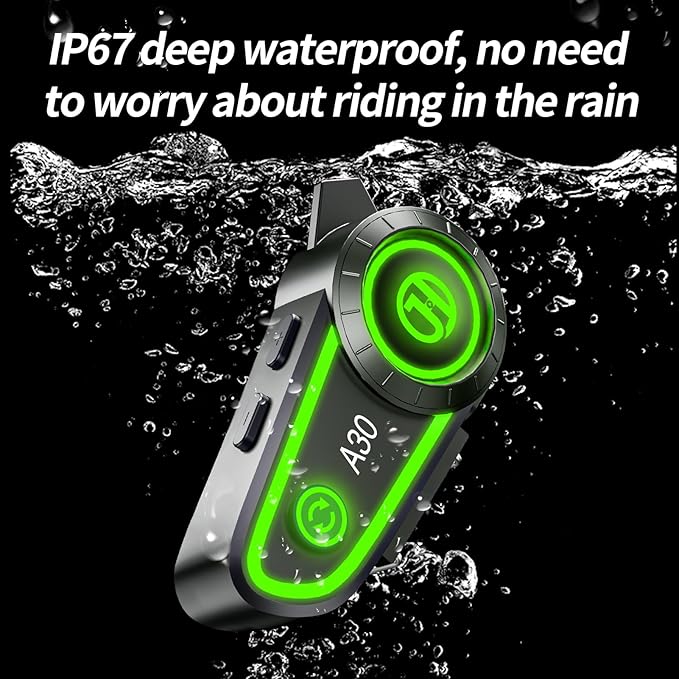 Motorcycle Helmet Speakers Helmet Bluetooth Headset Headphone Automatic Answer Music Control,120 Hours Playing time High Sound Quality System Ultra Thin Cycling/Skiing/Riding 1200 mAh Battery