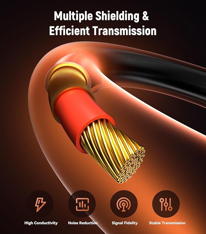 USB C to 1/4 Headphone Adapter 20cm, 1/4 Inch 6.35mm TRS Female to USB C Stereo Jack Headphone Adapter Cable for Amplifiers, Mixers, Home Theater, Smartphones, Laptops