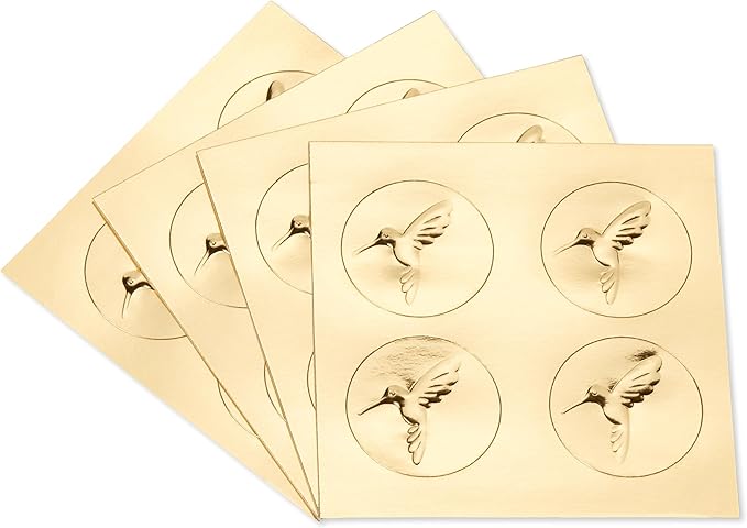 Papyrus Blank Cards with Envelopes, Gold Butterfly (16-Count)