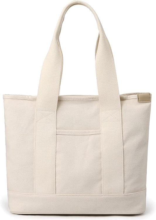 zhongningyifeng Canvas Women Tote Bag Casual Top Handle Satchel Large Capacity Handbags Shopping Bag for Work Travel