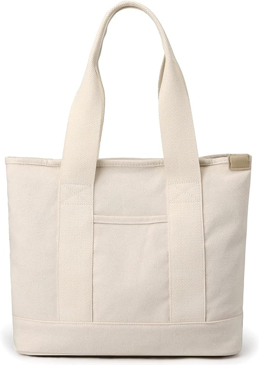 zhongningyifeng Canvas Women Tote Bag Casual Top Handle Satchel Large Capacity Handbags Shopping Bag for Work Travel