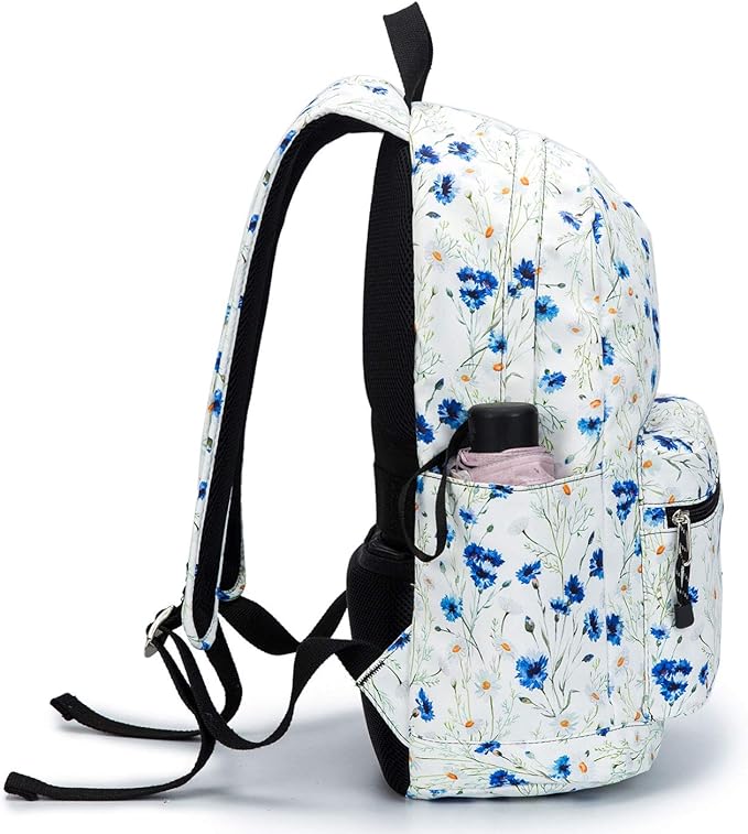 Kinmac Lavender Waterproof Laptop Travel Outdoor Backpack With USB Charging Port For 13 inch 14 inch and 15.6 inch Laptop