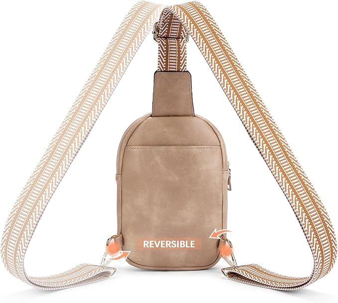 BOSTANTEN Small Sling Bag Crossbody Bags for Women Trendy Crossbody Purse Leather Chest Bag