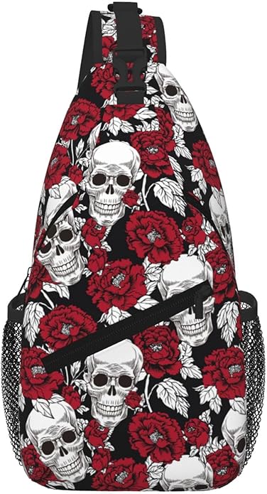 Cross Chest Bag Diagonally for Men Shoulder Bag for Travel Hiking Trendy Sling Bag with Adjustable Shoulder Strap