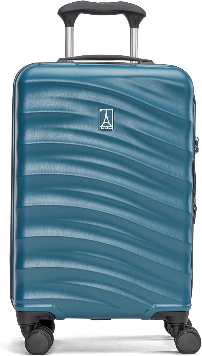 Travelpro Maxlite Air V2 Hardside Expandable Carry on Luggage, 8 Spinner Wheels, Lightweight Hard Shell Suitcase, TSA lock, Teal, Compact Carry On 20-Inch