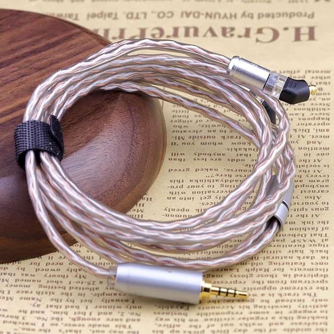 okcsc Ear Male to Recessed 2PIN Female Headphone Adapter for Earbuds to Recessed 2PIN Cable for Pentaconn Ear PE Mini Adapter for HS1511 HS1511CU 1750CU 1300ss Madoo Typ821 Madoo M001 1 Pair Clear