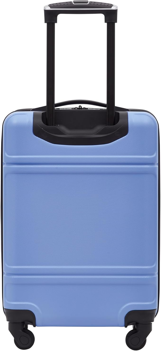 Travelers Club Spinner Luggage, Skyline Blue, 22-Inch Carry-On
