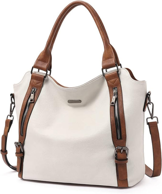 CLUCI Purses for Women Vegan Leather Handbags Tote Purse Shoulder Bag Large Ladies Hobo Bags