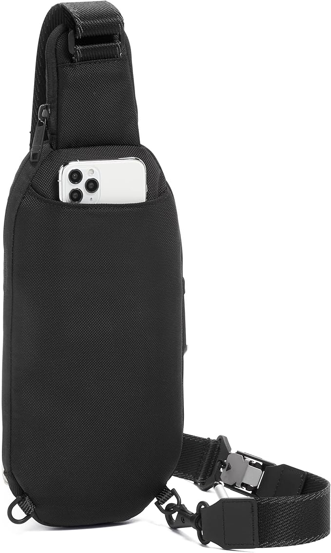 TUMI - Alpha Bravo Esports Pro Sling Bag - Gaming Bag for Handheld Gaming Devices - 12.0" X 5.8" X 2.5" - Black