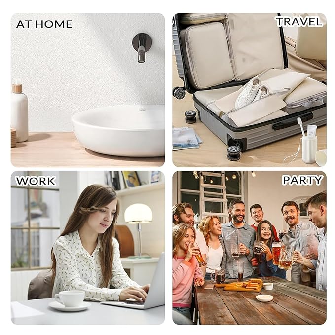 6 Pcs Hand Sanitizer Spray, Portable Power Mist Hydrating Hand Sanitizers Spray for Adults and Kids, 7.8 FL. OZ. Travel Size, 5 Scents