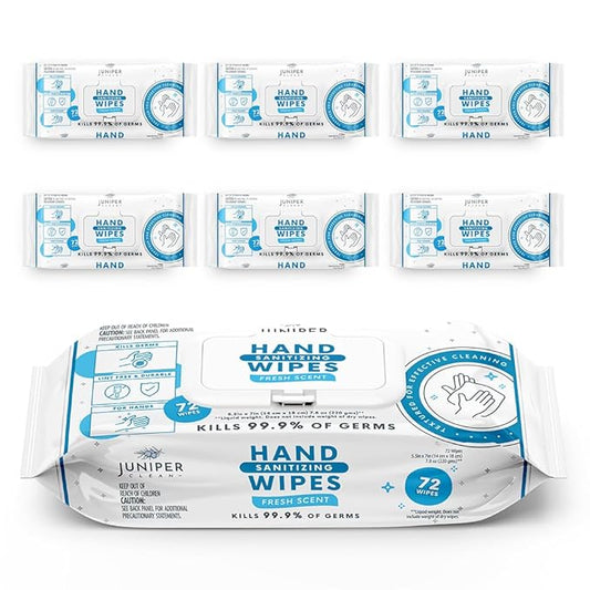 Hand Sanitizing Wipes, 432 Count Soft Flow (Pack of 6)