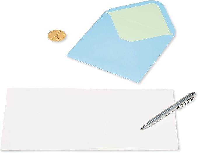 Papyrus Blank Card (White Rose)