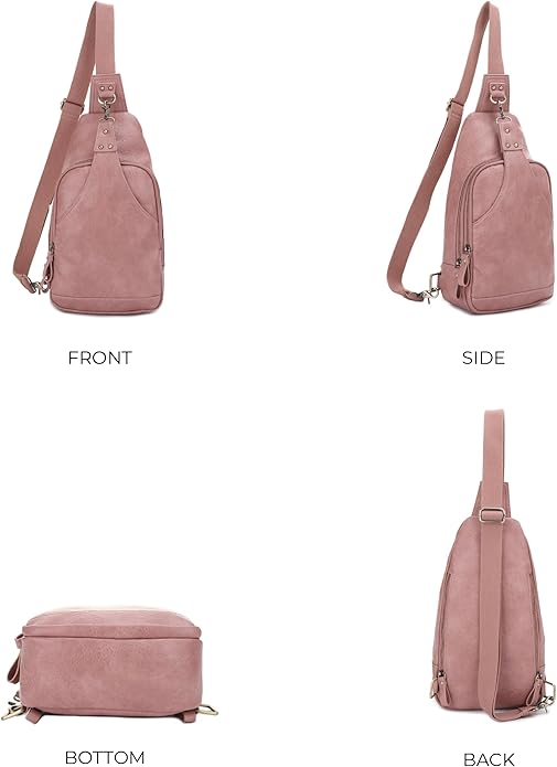 JESSIE & JAMES Brooke Unisex Concealed Carry Sling Bag Crossbody Backpack Purse