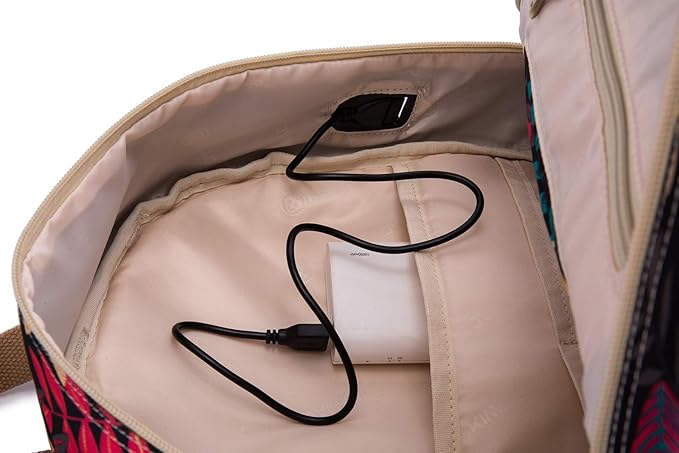 Kinmac Laptop Travel Outdoor Backpack with Massage Cushion Straps For 13 inch 14 inch and 15 inch Laptop (Black Mape)