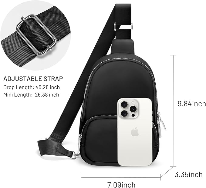 Crossbody Bags for Women Small Sling Bag Travel Cross Body Bag Anti Theft Fanny Pack Chest Purse Trendy Mini Backpack