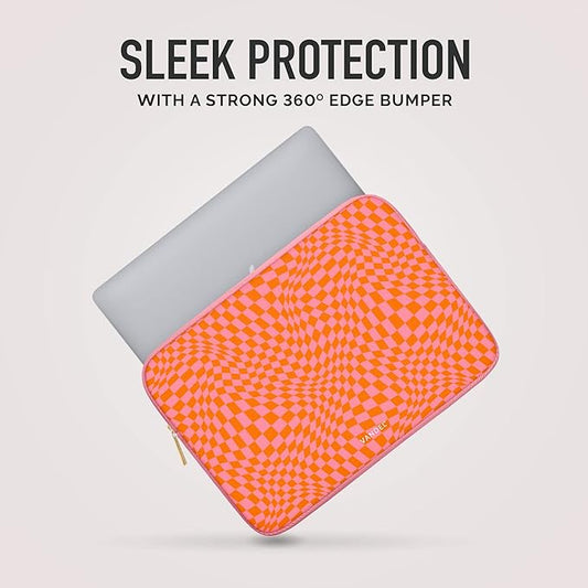 Vandel MacBook Air 13 inch Laptop Sleeve, Fits 13-13.3 inch Laptops: Neoprene MacBook Pro & Air Case, Chromebook, HP Soft Cover | Thin Computer Carrying Bag, Pink Mac (M1 & M2) Pouch