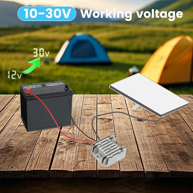 Starlink Mini 12V to 30V Step Up Converter Power Adapter, 3.5A DC Boost Converter with IP68 Waterproof Plug for Starlink Mini Router, RV, Marine, Camping - Compact & Portable Design