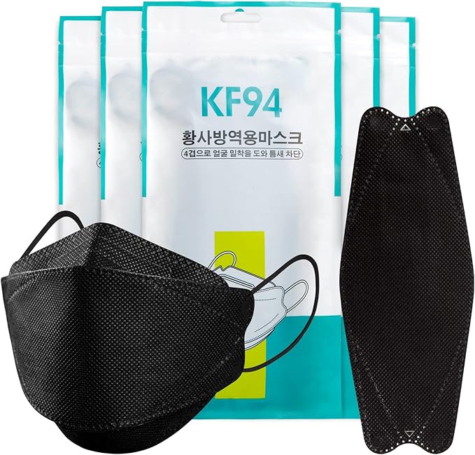 50 PCS KF94 Face_KF94_Mask, 4-Ply Filtеr KF94 Màsk BEF>94% FDẴ Certified