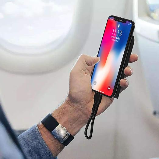 6 inch iPhone Charge Cable Short, 0.5ft 5Pack USB to Lightning Cord for Fast Charging Stations Compatible with Apple iPhone 12 11 Pro Max Xs 8 7 6 5 Plus, iPad Air/Mini