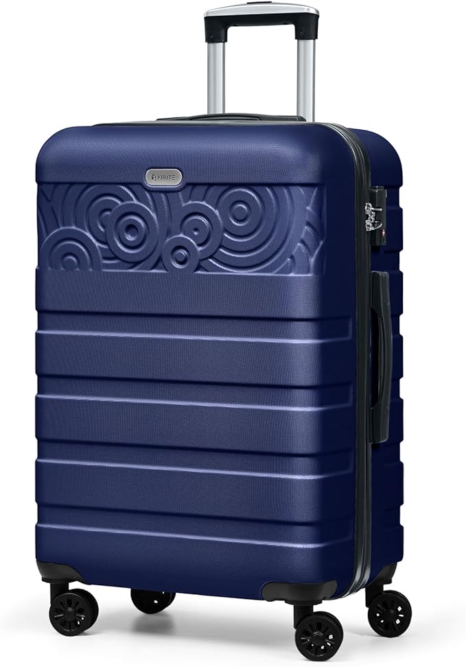 Krute Luggage 28 Inch Suitcase With Spinner Wheels Large Suitcases Lightweight Hard Shell PC ABS TSA Lock Checked Luggages