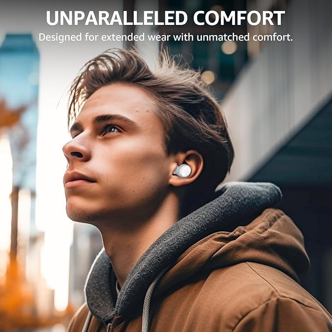 TOZO T6 Wireless Earbuds, IPX8 Waterproof Ear Buds, Stereo Bass Sound Bluetooth 5.3 Headphones in Ear, 50 Hours Playtime Earphones, Wireless Charging Case, Custom 32 EQ via APP