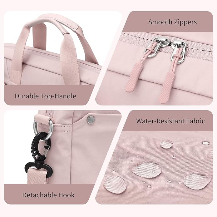 Laptop Tote Bag for Women Casual Tote Bag for Business Teacher Carry On Crossbody Bag