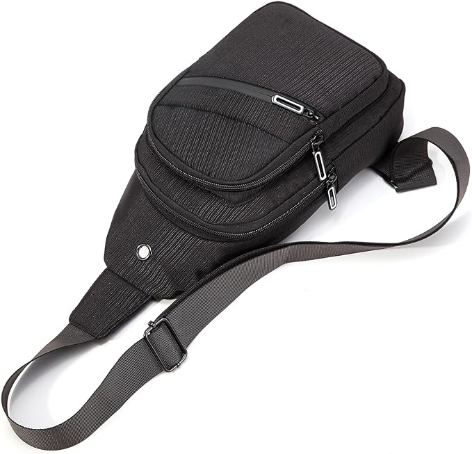 EVANCARY Small Sling Bag for Women Men, Sling Backpack Chest Daypack Crossbody Bag for Travel Outdoor Hiking