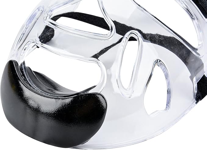 Clear Face Guard, Safety Face Shield Portable, Boxing Faceshield KarateDetachable Taekwondo Protection Face Cover Sparring