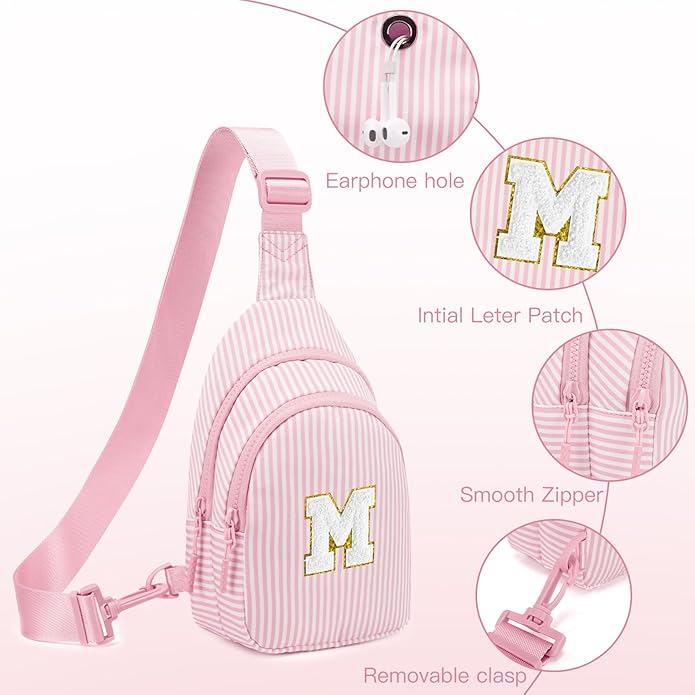 Gifts for 8 9 10 11 12 Year Old Girls Sling Bag Crossbody Bags Fanny Pack for Teen Girls Personalized Gifts for Women